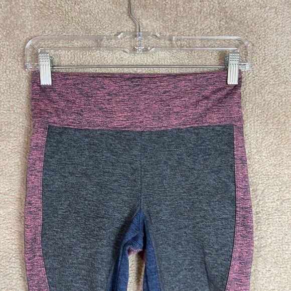Free People Movement Dylan Leggings Womens XS High Waist Colorblock Mesh Cropped - Picture 4 of 14